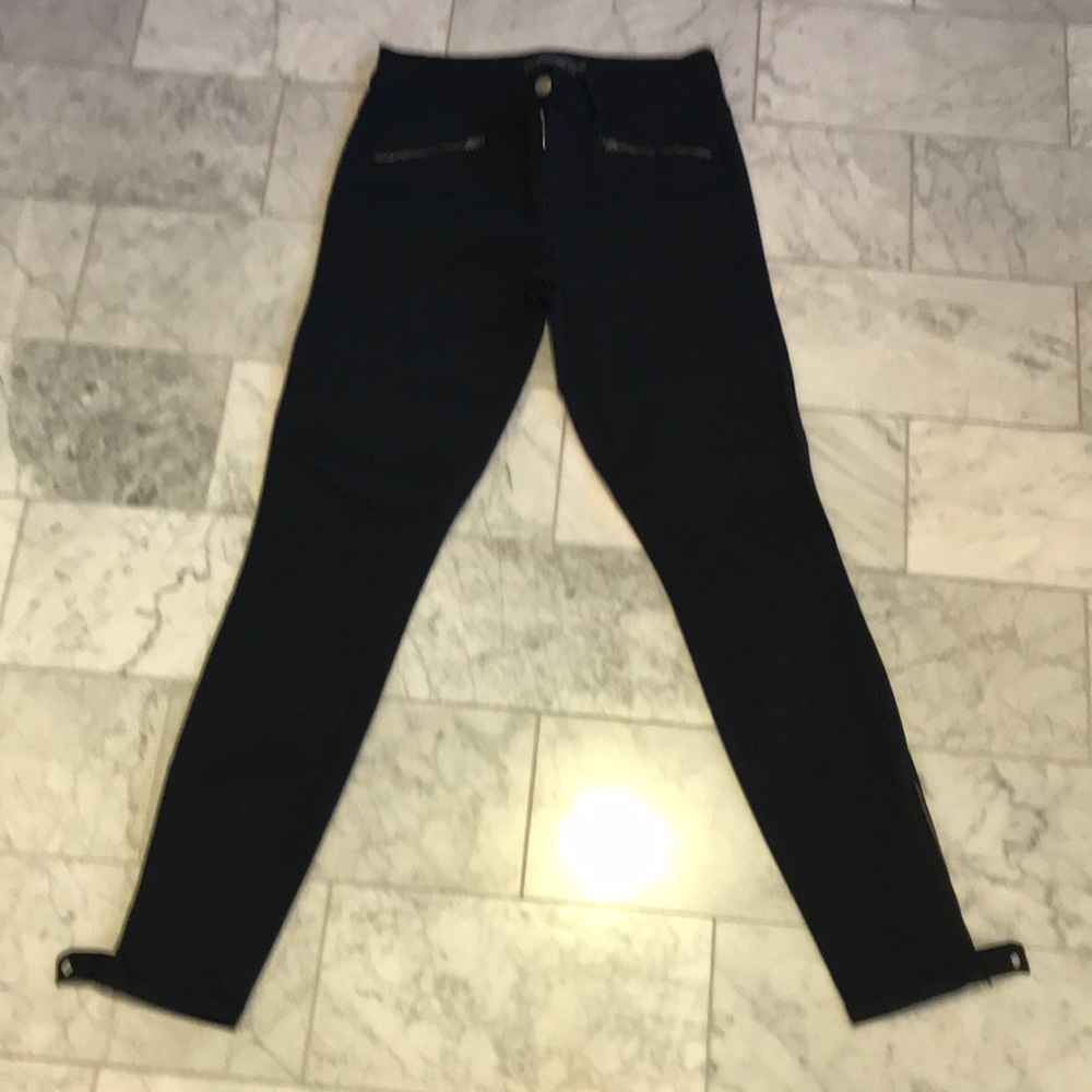 Blue cargo style pants